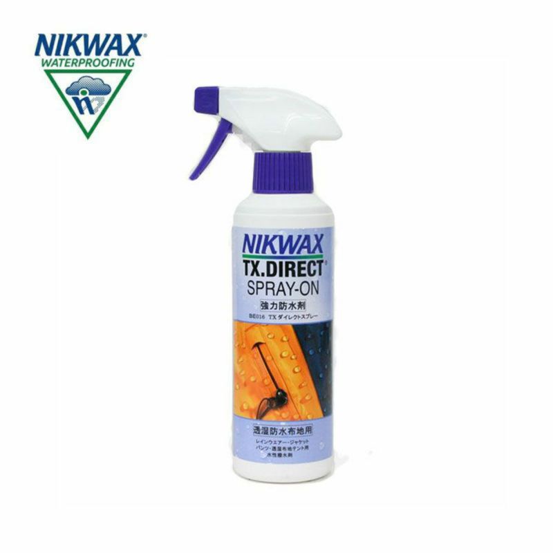 NIKWAX ニクワックス TX.ダイレクトウォッシュインスプレーオン TX.DIRECT SPRAY-ON 〔強力防水剤〕 BE016 300ml スキー  スノーボード ならタナベスポーツ【公式】が最速最安値に挑戦中！メンズ・レディース・子供用まで勢揃い