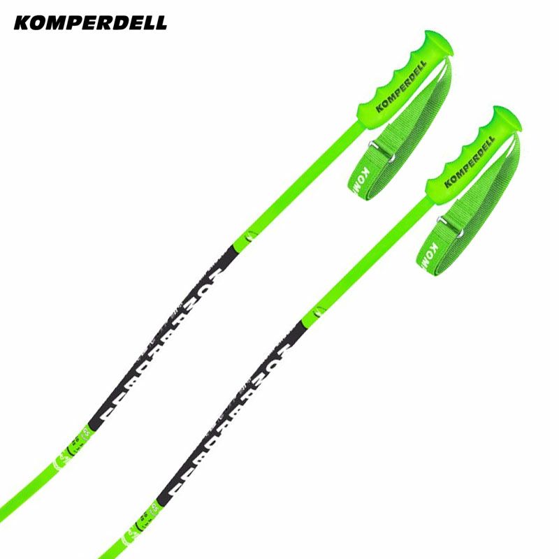 【タナベスポーツ】KOMPERDELL コンパーデル スキー ポール ストック GSカーボン ＜2025＞ NATIONALTEAM Carbon GS Bent / KO1-CBGS