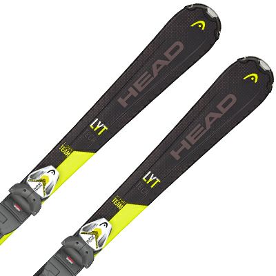 スキー板 キッズ ジュニア HEAD ヘッド 2021 V-SHAPE TEAM + SLR Pro + SLR 4.5 GW AC ビンディング  セット 取付無料 【20-21 旧モデル】 〔SA〕