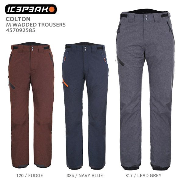 スキー ウェア メンズ ICEPEAK〔アイスピーク パンツ〕＜2020＞COLTON/M WADDED TROUSERS/457092585  19-20 | スキー用品通販ショップ - タナベスポーツ