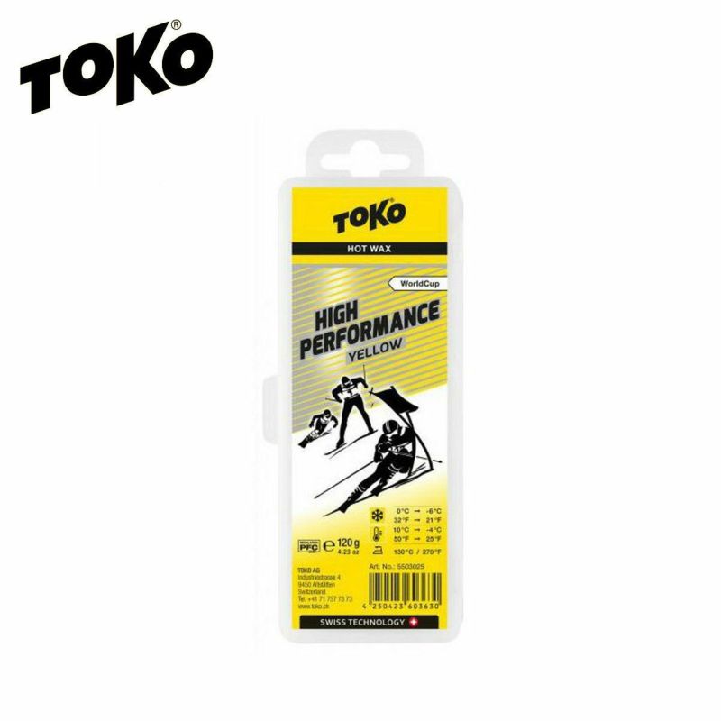 7日限定！エントリーでP9倍！TOKO トコ ワックス 薄 High performance イエロー 120g 5503025