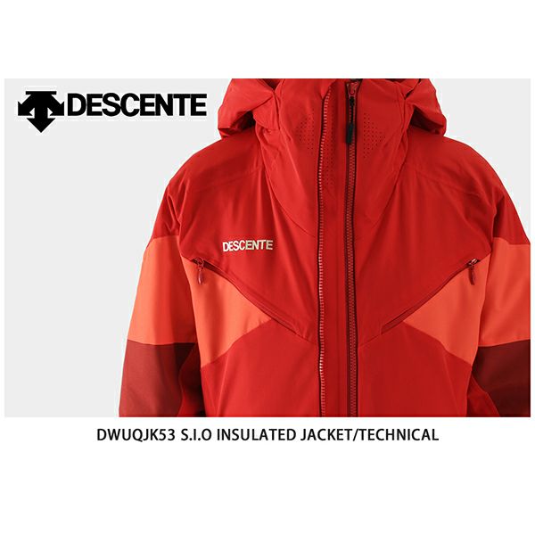 スキー ウェア メンズ レディース DESCENTE〔デサント ジャケット〕＜2021＞DWUQJK53 S.I.O INSULATED JACKET/ TECHNICAL【20-21 旧モデル】 【hq】 | スキー用品通販ショップ - タナベスポーツ