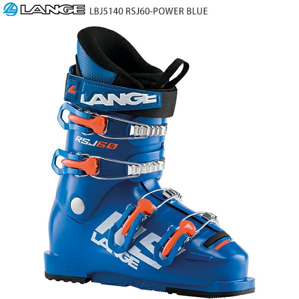 スキーブーツ キッズ ジュニア LANGE ラング ＜2022＞RSJ60-POWER BLUE