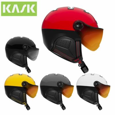 カスク KASK ヘルメット スキー スノーボード ゴーグル 一体型 バイザー付-
