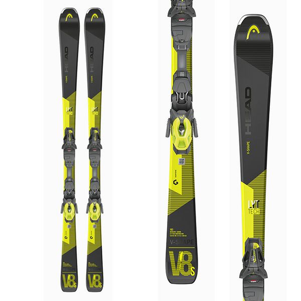 スキー板ビンディングHEAD スキー板 V-SHAPE11+PR11 GW GR 315318