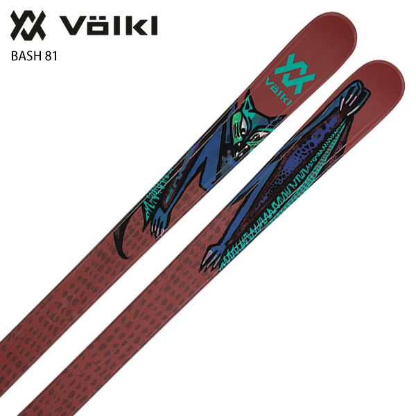 スキー板 メンズ レディース VOLKL フォルクル＜2022＞ BASH 81 バッシュ 8