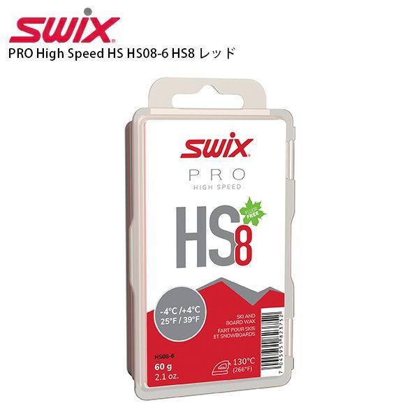 SWIX �X�E�B�b�N�X ���b�N�X PRO High Speed HS HS08-6 HS8 ���b�h60g �Ō` �X�L�[ �X�m�[�{�[�h �X�m�{