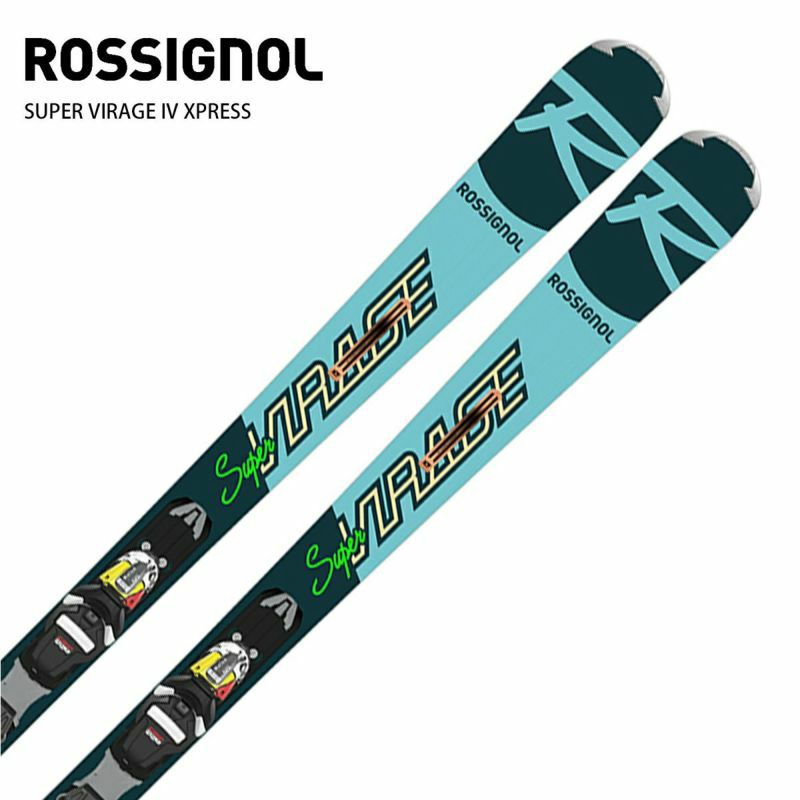 スキー板 メンズ レディース ROSSIGNOL ロシニョール＜2022＞ SUPER VIRAGE IV XPRESS + XPRESS 11 GW  B83 BLACK ICON ビンディング セット 取付無料【旧モデル21-22】 | スキー用品通販ショップ - タナベスポーツ