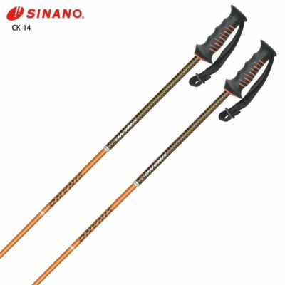 く日はお得 22 Slストック ポール スキー シナノ Sinano Ck 14 Newモデル 21 22 送料無料 ボーグ付き スキー用品