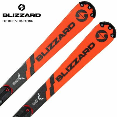 Blizzard スキー 板 オレンジ ブラック カーボンストック付き