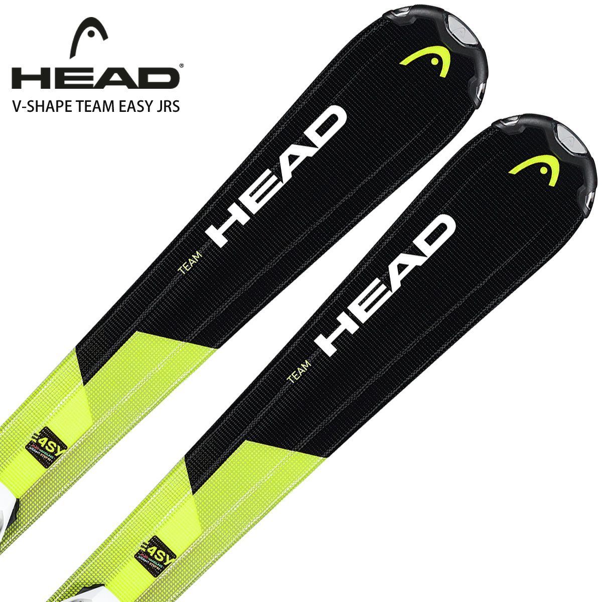 スキー板 キッズ ジュニア HEAD ヘッド 2023 V-SHAPE TEAM EASY JRS + JRS