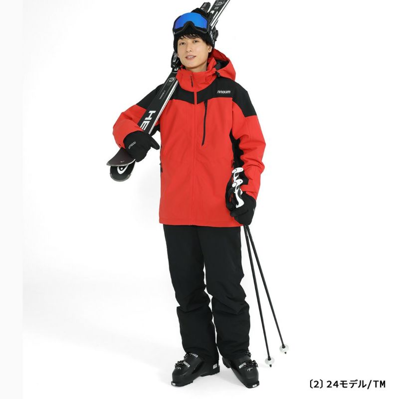 スキーウェア メンズ 上下セット 動きやすさNo.1 耐水圧10,000ml NNOUM ノアム 軽量 防寒 保温 NN23AFTP04M フード付き  ポケット付き ストレッチ 選べるカラバリ