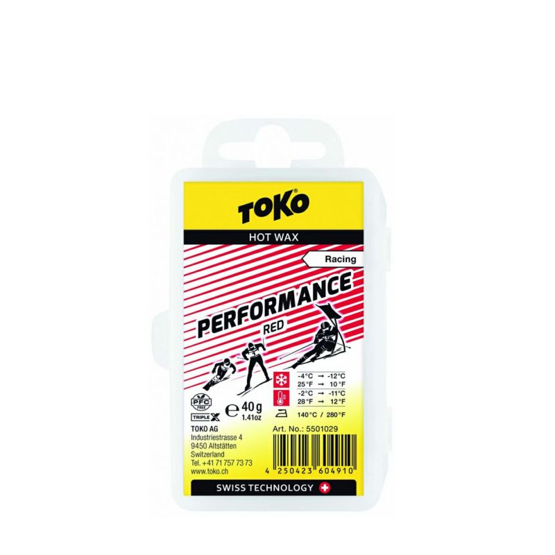 TOKO トコ ワックス ＜2024＞ Racing Performance レッド40g / 5501029