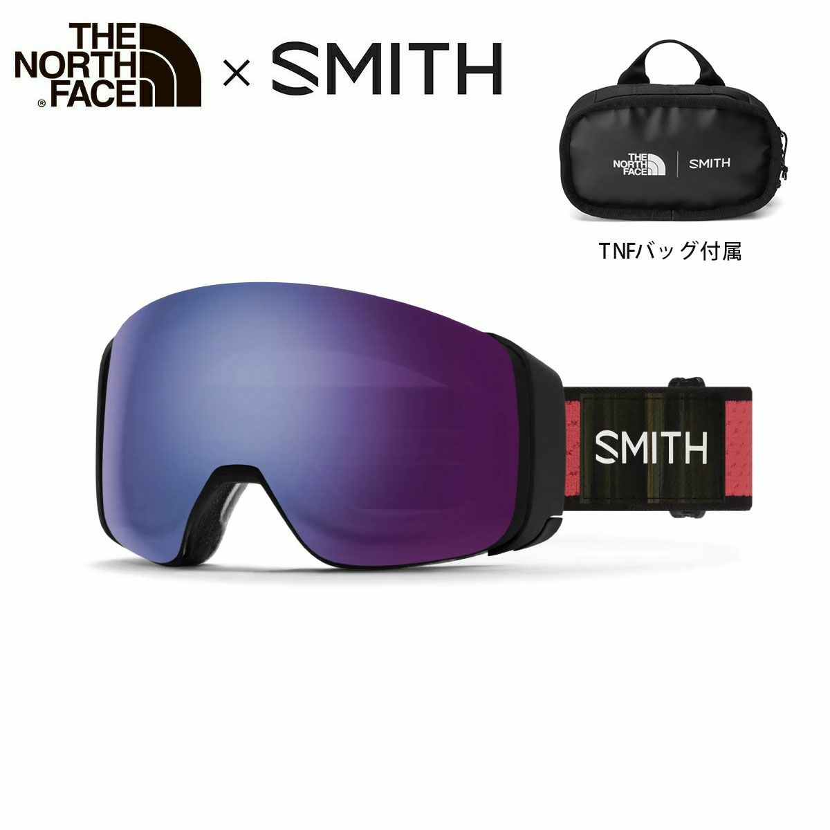 スキー ゴーグル メンズ レディース SMITH スミス＜2023＞4D MAG TNF〔4D