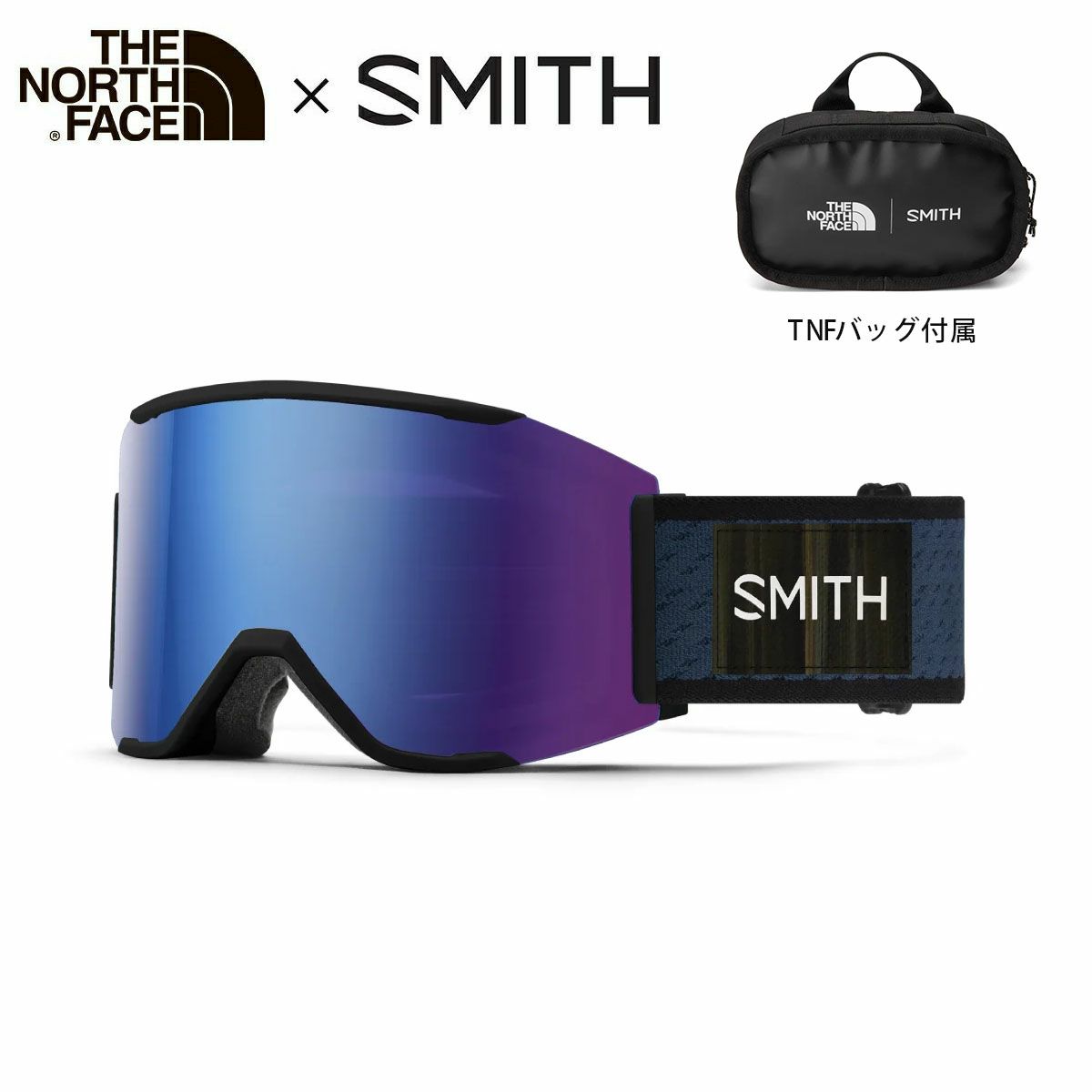スキー ゴーグル メンズ レディース SMITH スミス＜2023＞Squad MAG TNF〔