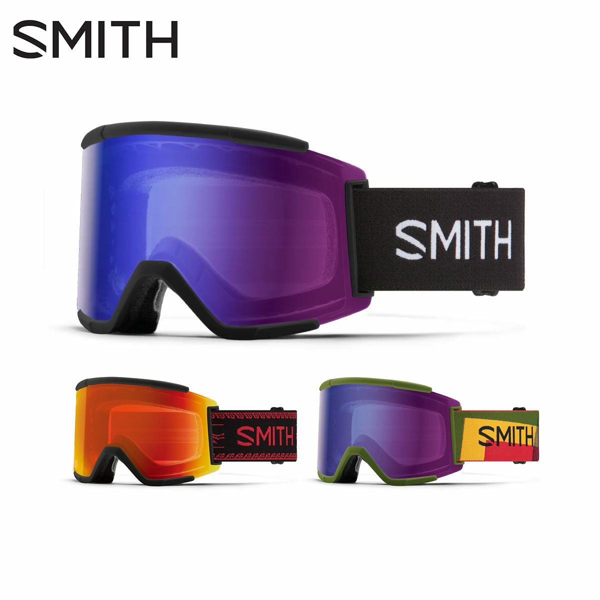 スキー ゴーグル メンズ レディース SMITH スミス＜2023＞Squad XL〔スカッ