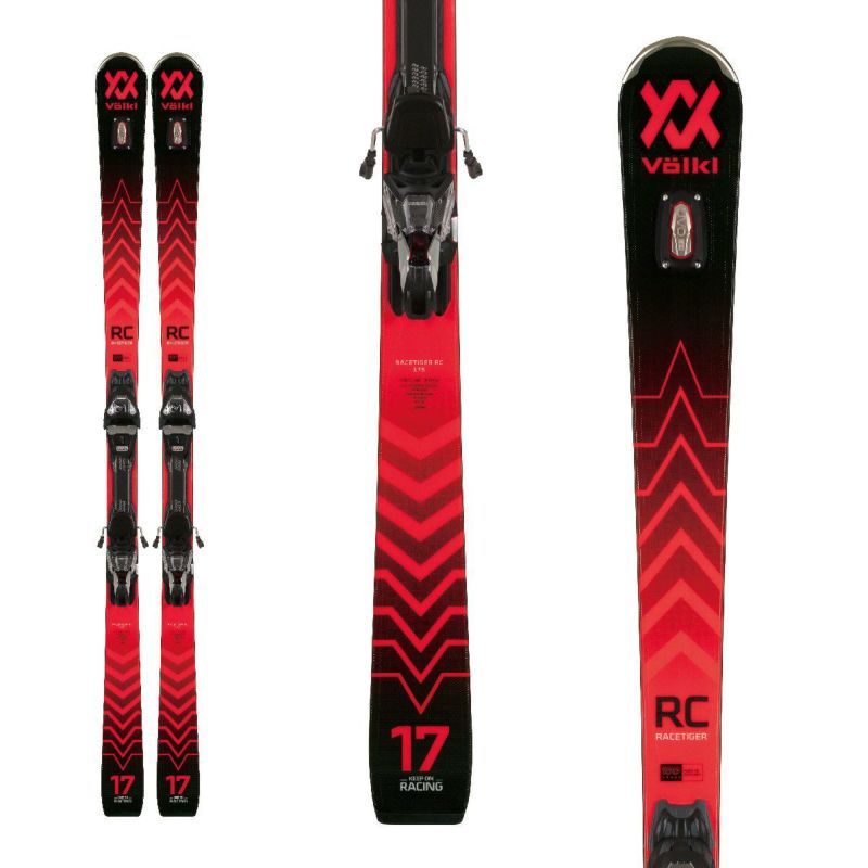 スキー 板 メンズ レディース VOLKL フォルクル＜2023＞RACETIGER RC BLACK + vMOTION 12 GW 【ビンディング  セット 取付無料 旧モデル】 ならタナベスポーツ【公式】が最速最安値に挑戦中！メンズ・レディース・子供用まで勢揃い