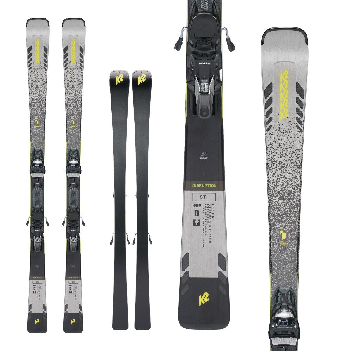 K2 AMP IMPACT スキー板 167cm バインディング MX11 スキー板 メンズ 