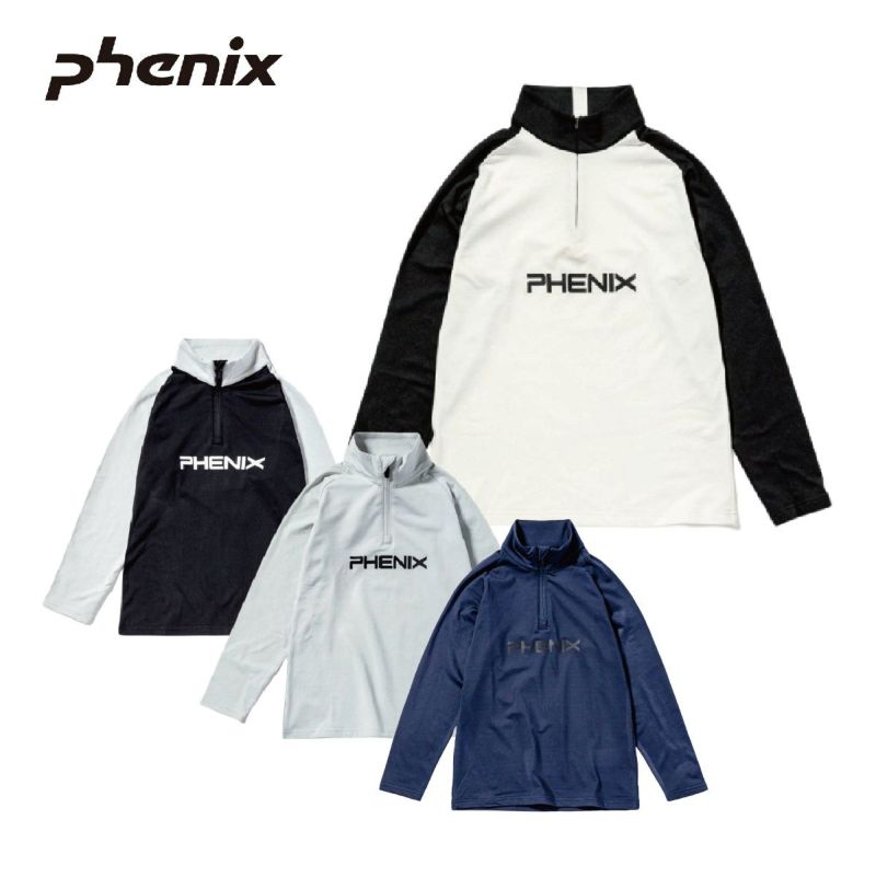 tFjbNX XL[EFA PHENIX XL[ A_[EFA LbY WjA A_[Vc2023ESB22LS01 / RETRO70 Jr 1/2 ZIP TEE / g70 n[tWbveB[