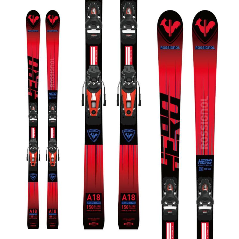 ロシニョールHERO ATHLETE GS スキー板ビンディング セット スキー板 キッズ ジュニア ROSSIGNOL ロシニョール＜2024＞HERO