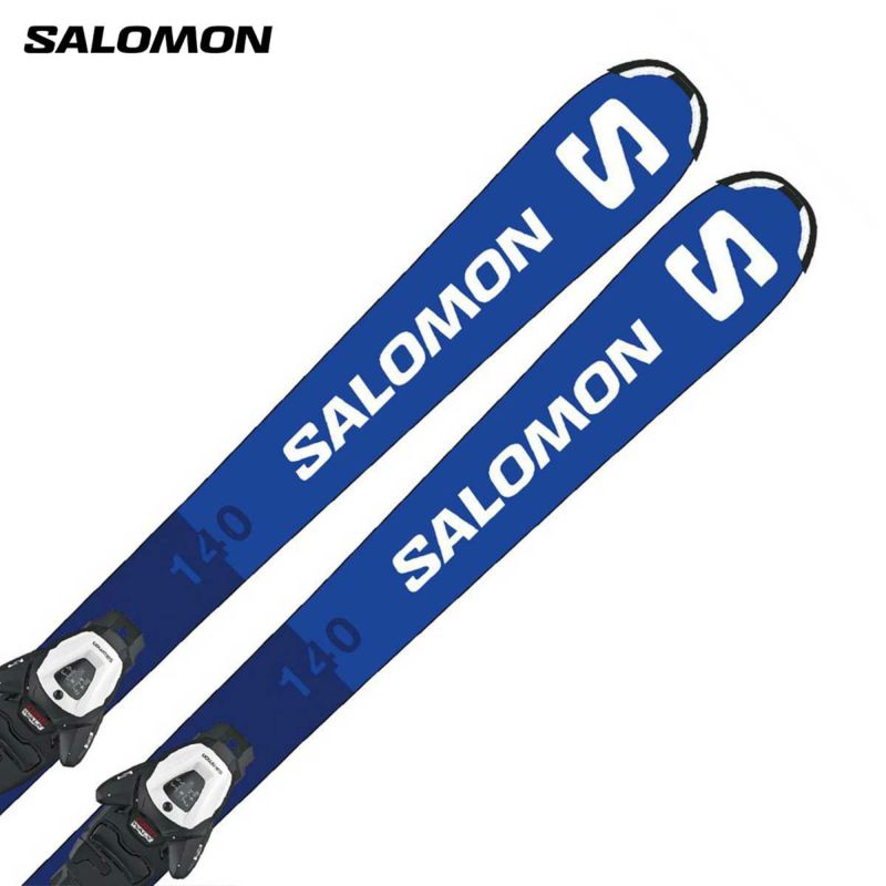 SALOMON サロモン スキー板 キッズ ジュニア ＜2024＞S/RACE Jr S + C5 GW 【ビンディング セット 取付無料  グリップウォーク対応 23-24 NEWモデル】