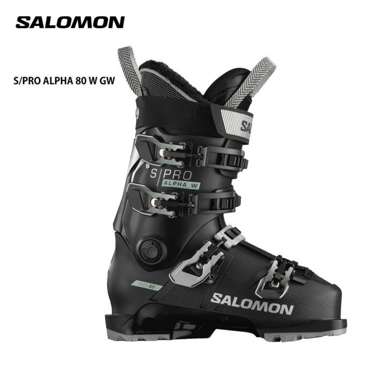 軽量幅広salomonサロモンSPRO80 25.0-25.5cm初中級者向けフレックス80