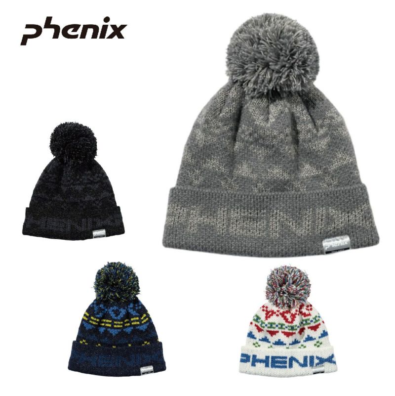 PHENIX tFjbNX r[j[ 2023 ESB22HW14 / Ethnic Double Boys Bon Beanie