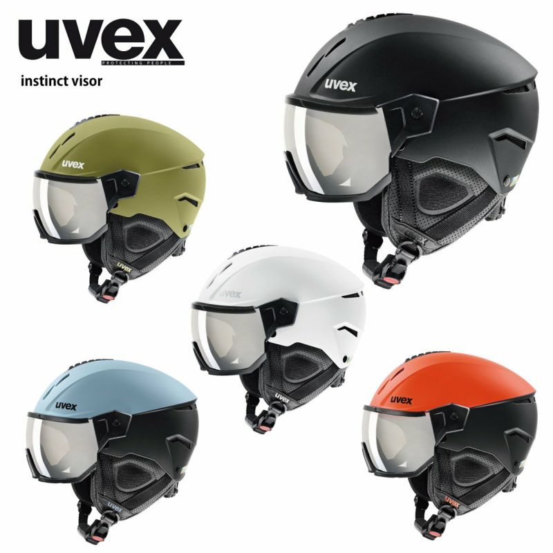 海外輸入商品 未使用 LEDライト付属 バイザー付きヘルメット ウベックス uvex アクセサリー