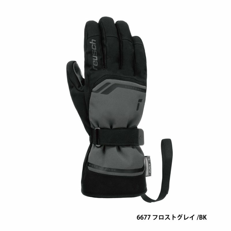 【中古】Reusch　ロイシュ　スキーグローブ　ミトン　黒　サイズ：8 reusch REUSCH ロイシュ スキー グローブ キッズ ジュニア＜2024
