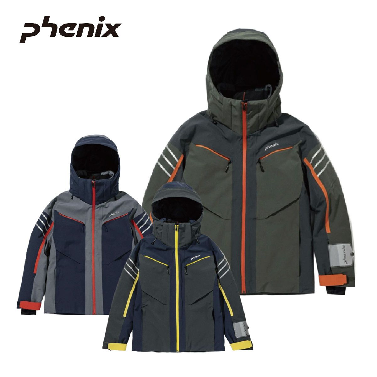 未使用】フェニックス phenix スキーウェア スキー スノボMメンズ赤×黒 