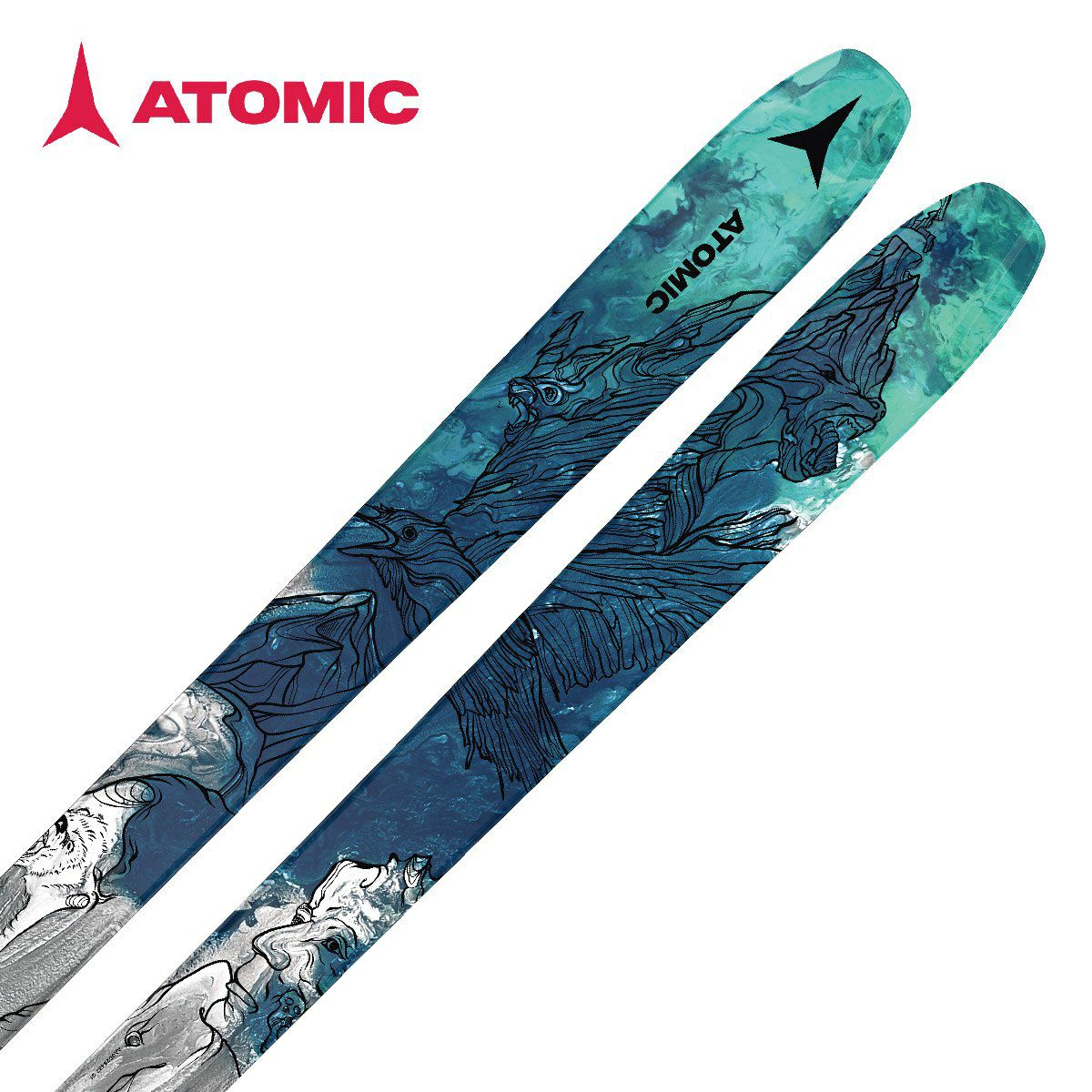 2021人気新作 アトミック スキーストラップ ブラック 2本セット ATOMIC RS REDSTER SKI FIX AL5049110  modultech.pl