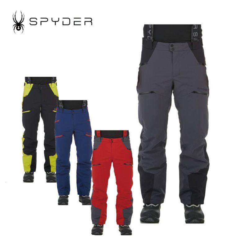SPYDER スパイダー スキーパンツ 防寒  スキーウェア ウィンタースポーツ ブラック (メンズ L)   N8231
