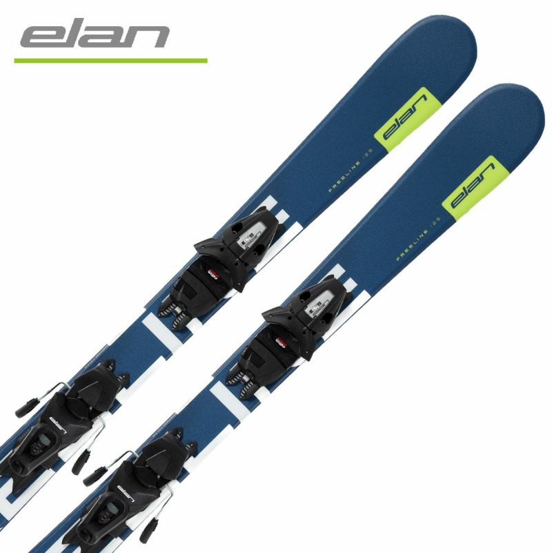 ELAN エラン スキー板 / ショートスキー＜2024＞FREELINE BLUE QS EL10.0 + EL 10.0 GW SHIFT BLK  B85 ビンディング セット 取付無料