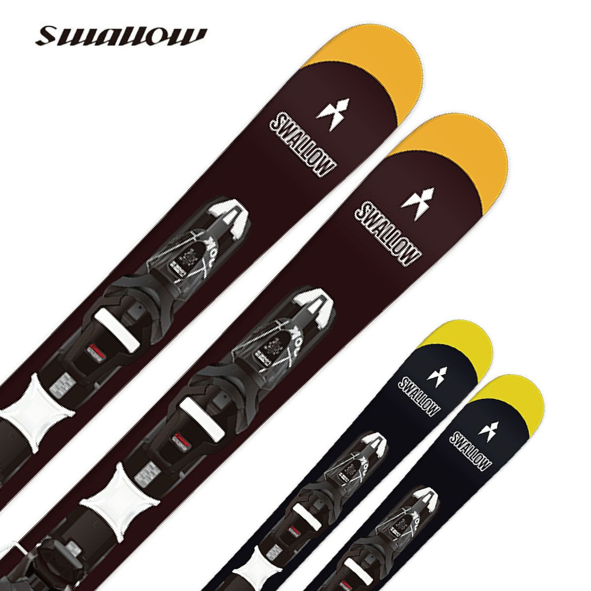 SWALLOW スワロー スキー板 / ショートスキー＜2023＞OREO90 + XPRESS 10GW