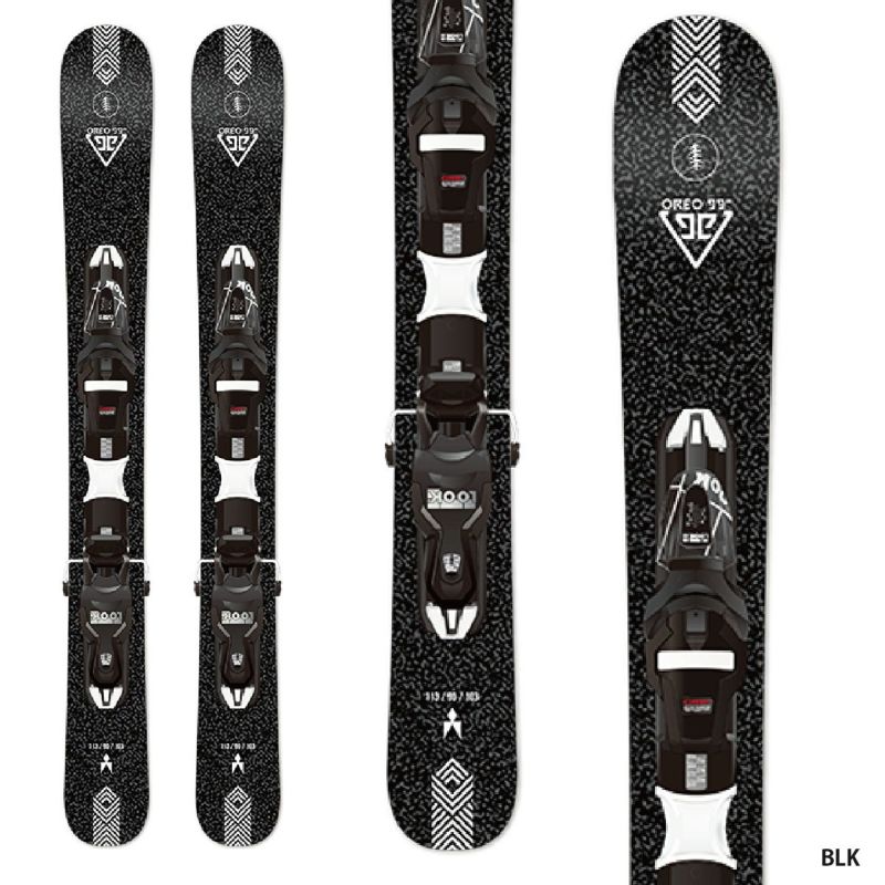 スキー セット 4点 レディース SWALLOW スキー板 2022 OREO 123 YELLOW  XPRESS 10 GW B83 RTL BLACK  ROSSIGNOL ブーツ PURE COMFORT 60   ストック