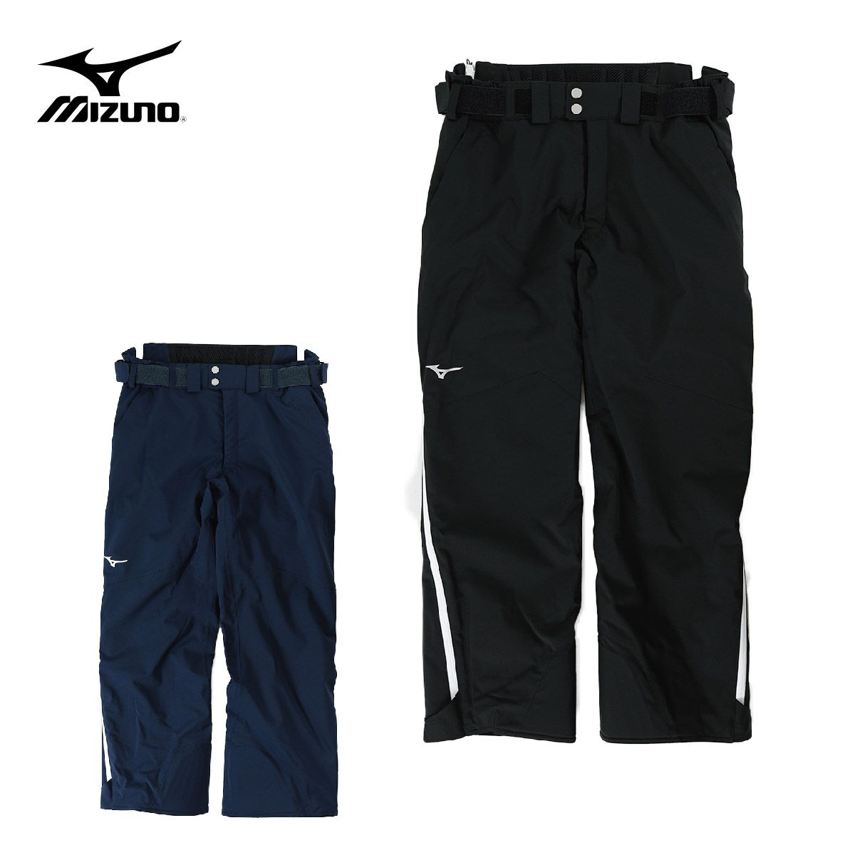 中古】Mizuno スキーウェア・パンツセット ネイビー メンズXL（MIZUNO 