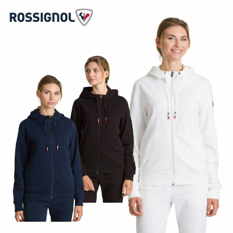 ROSSIGNOL Vj[ EFA / fB[Xp[J[2024RLKWS07 / W LOGO SWEAT FZ HOOD FT