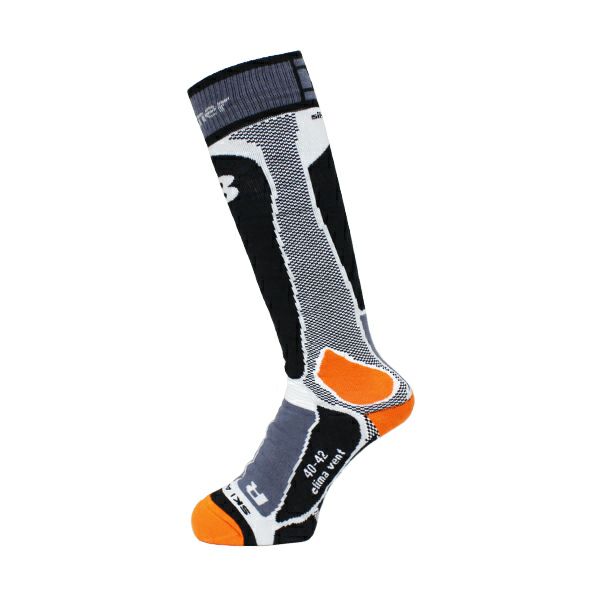 BerknerkxNl \bNX XL[Cl2024 SOCKS SKI ALPINkGREY/ORANGEl