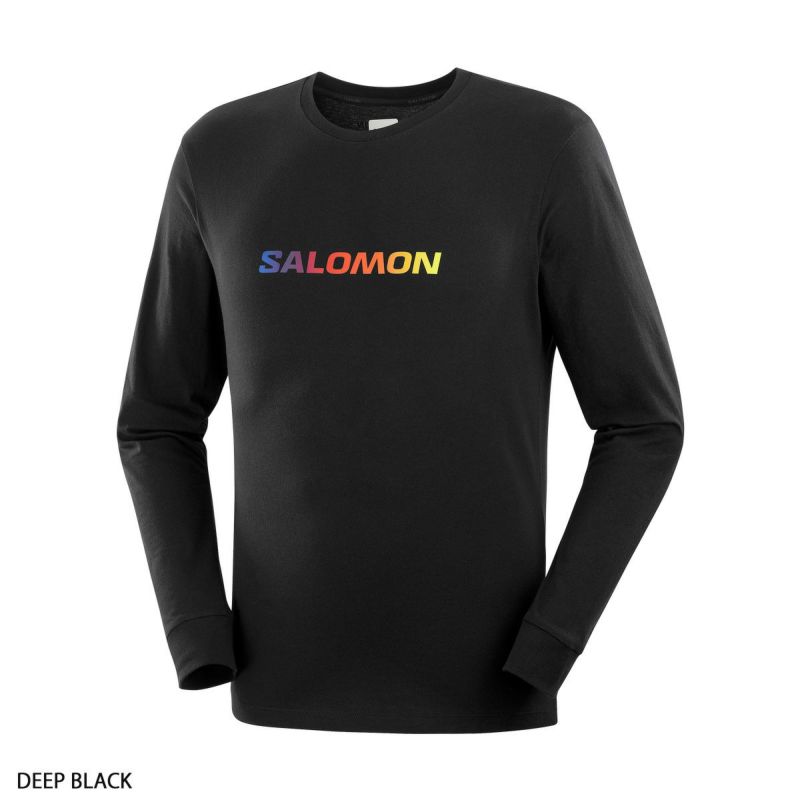 SALOMON サロモン スキーウェア メンズ ＜2024＞ SAL LOGO PERF LS TEE M / LC2231  ならタナベスポーツ【公式】が最速最安値に挑戦中！メンズ・レディース・子供用まで勢揃い