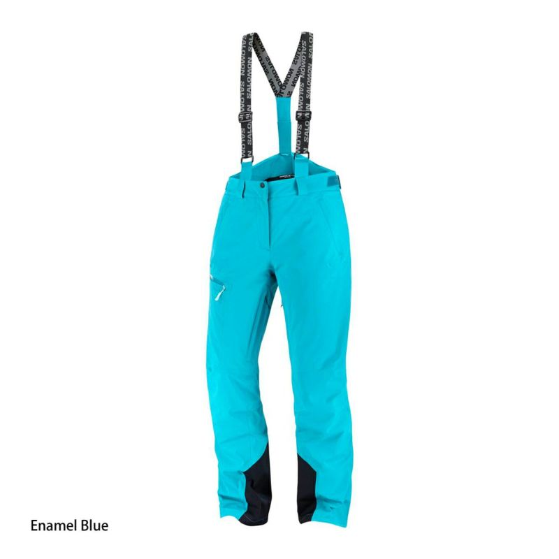 サロモン スキーパンツ レディースM SALOMON サロモン スキーウェア パンツ ビブ レディース＜2026