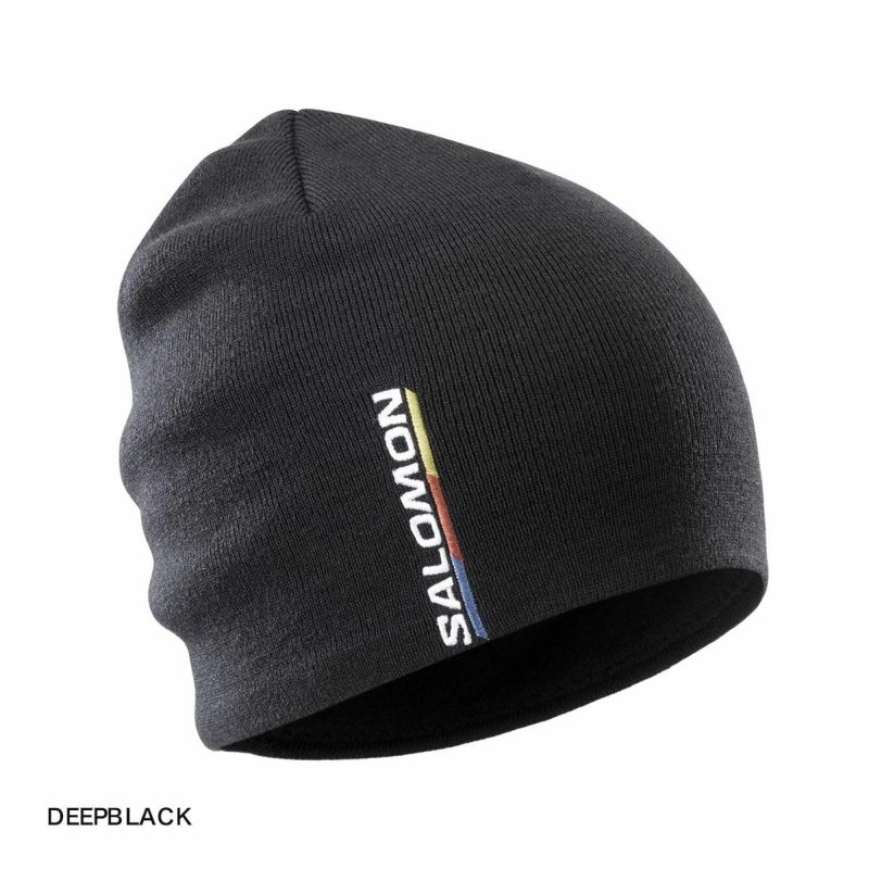 【新品未使用タグ付】SALOMON  サロモン　ゴーグル ブラック　ニット帽 SALOMON（サロモン） クロスカントリースキー ヘッドウェア ビーニー