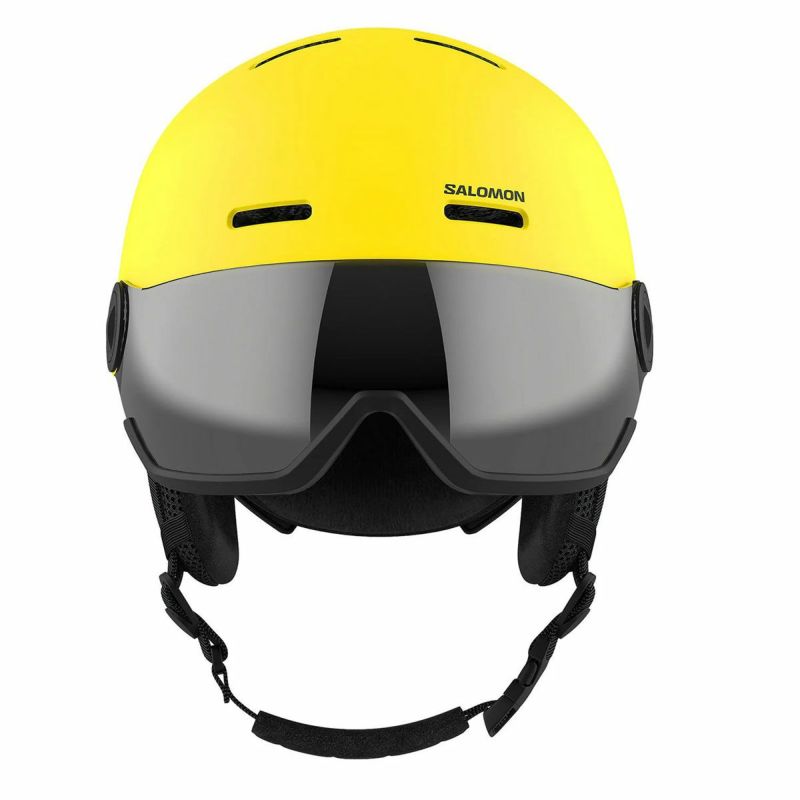 【M(53-56cm)】サロモン スキーヘルメット　バイザー付き　ジュニア サロモン（SALOMON）（キッズ）ヘルメット ジュニア 子供用