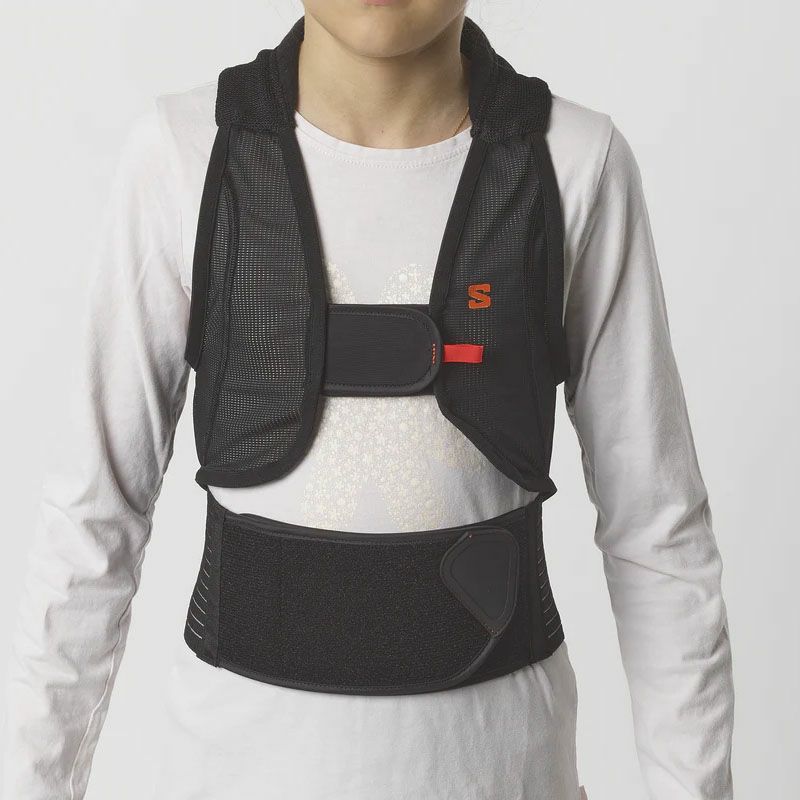 SALOMON サロモン スキー バックプロテクター 脊椎パット キッズ