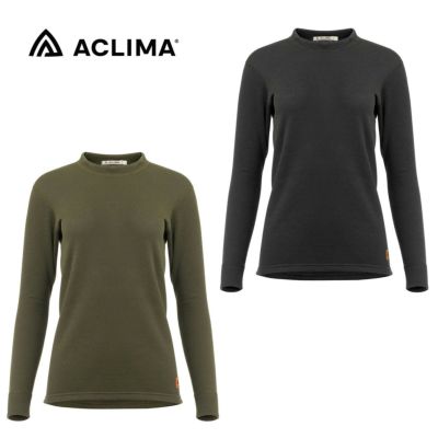 ACLIMA アクリマ スキーウェア アンダー / レディース ＜2024＞ WoolTerry crewneck W's/ウールテリークルーネック