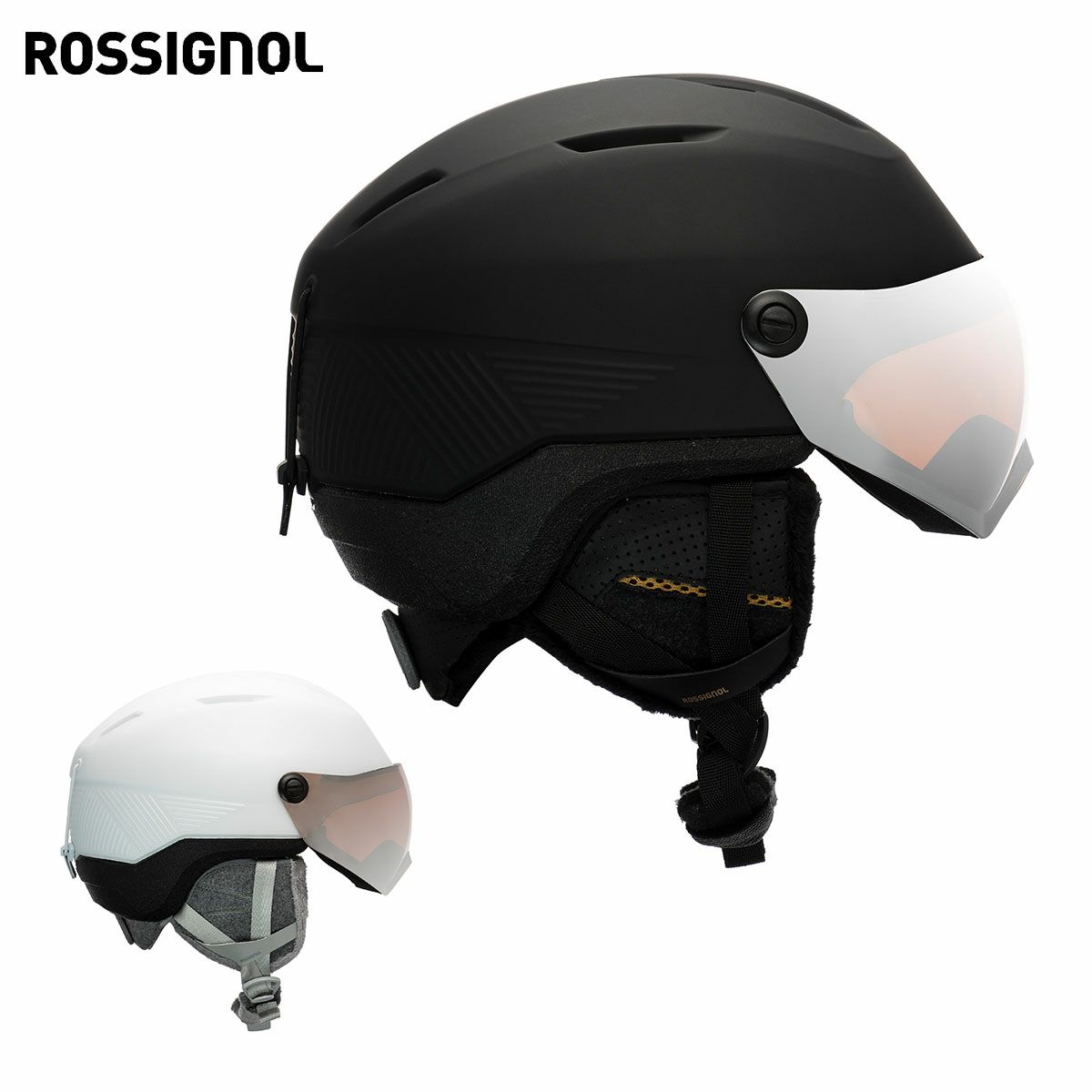 新品2023 ロシニョール スキーヘルメット HERO8 SL ホワイトチンガード