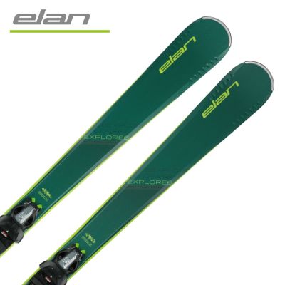 ELAN エラン スキー板 メンズ レディース ＜2024＞ EXPLORE 6 GREEN ＋ 