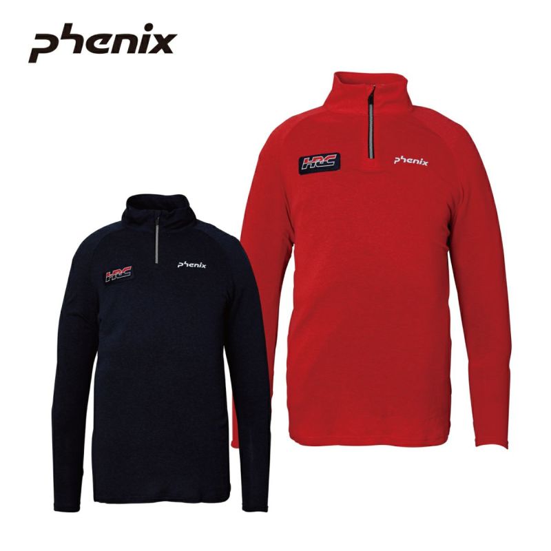 tFjbNX PHENIX XL[ A_[EFA Vc Y2024 ESM23LS10 /HONDA Touring 1/2 Zip Tee 2023-2024