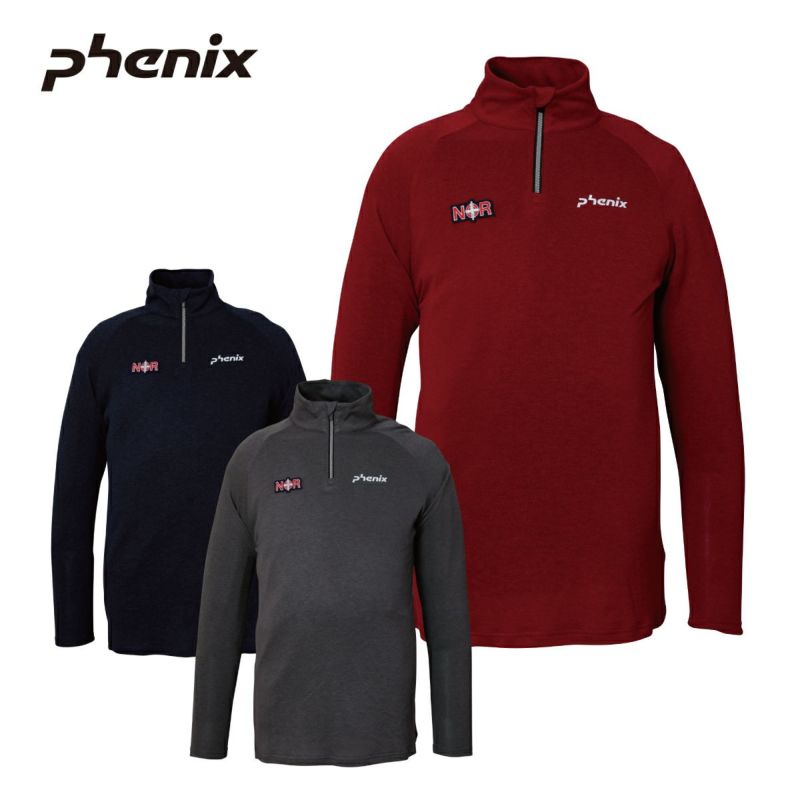 �t�F�j�b�N�X PHENIX �X�L�[ �A���_�[�E�F�A �V���c �����Y��2024�� ESM23LS10A / GT Touring 1/2 Zip Tee 2023-2024