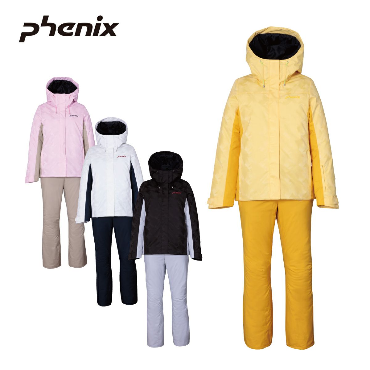 phoenix ファー付きスキーウェア アウター上下セット 女性用 М（楽天 
