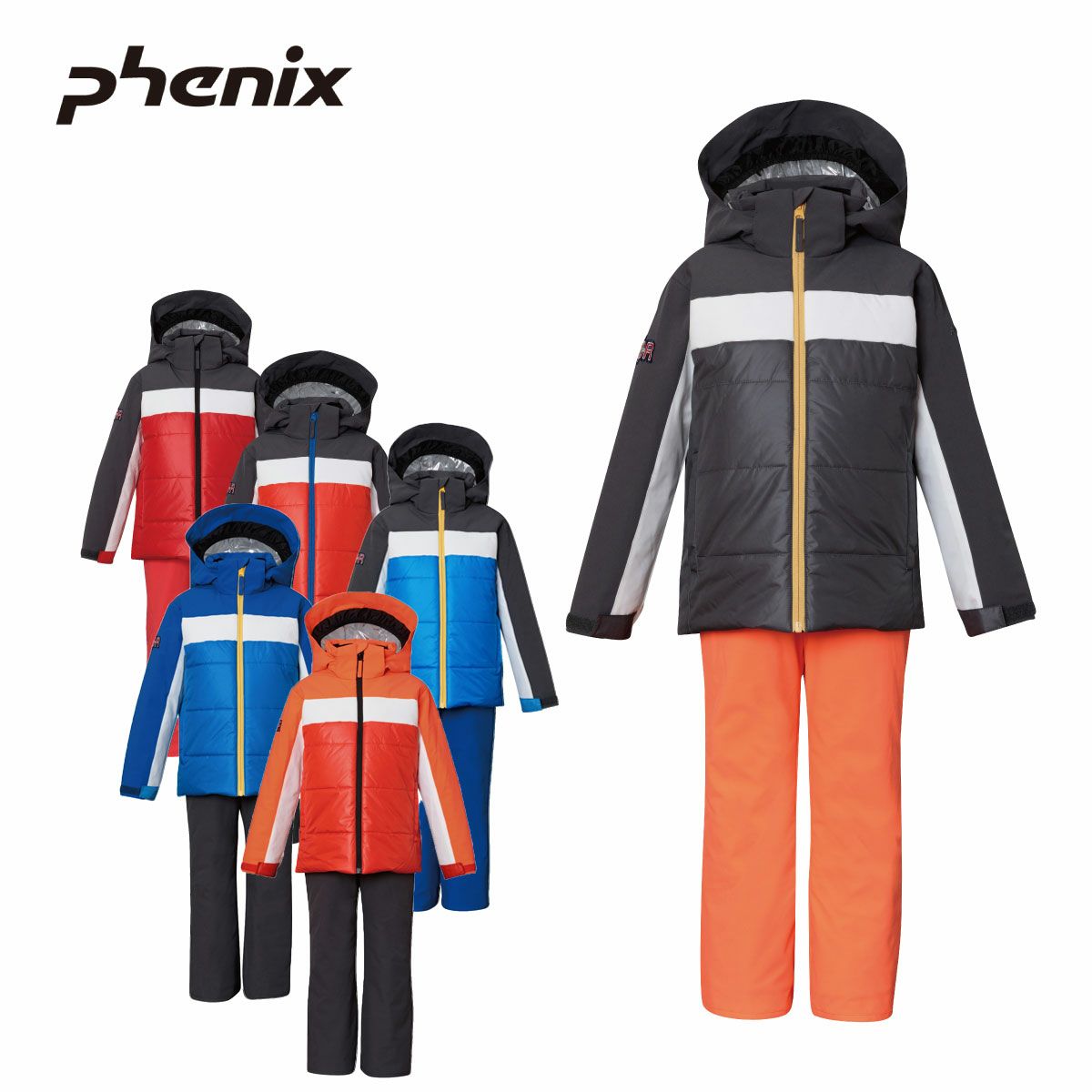大きめ特大 phenixフェニックス スキーウエア 上下セット O（大きめ 
